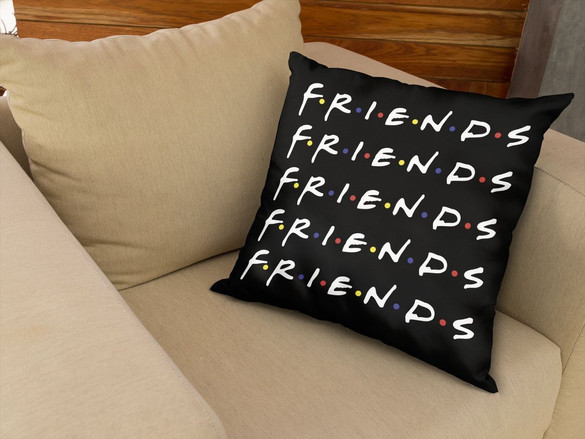 Poduszka Friends logo