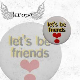 Przypinka mała LET'S BE FRIENDS