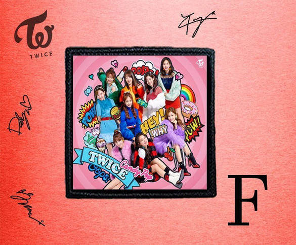 Naszywki TWICE K-POP #BARDZO DUŻO WZORÓW#