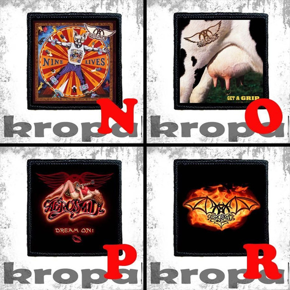 Naszywka AEROSMITH 8 X 8 cm Dużo Wzorów!