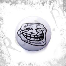Przypinka TROLLFACE