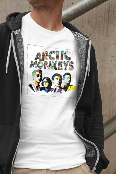 Koszulka z naszywką Arctic Monkeys 01