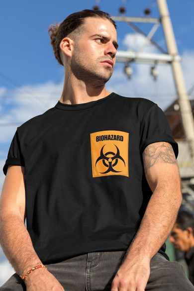 Koszulka z kieszonką Biohazard