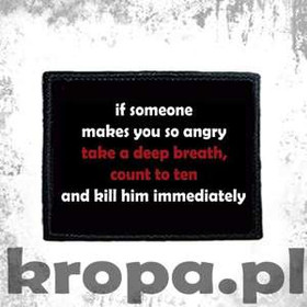 Naszywka IF SOMEONE MAKES YOU... 02