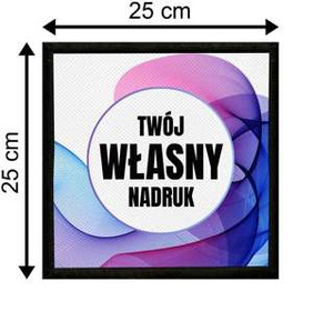 Naszywka Z WŁASNYM NADRUKIEM 25 x 25 cm