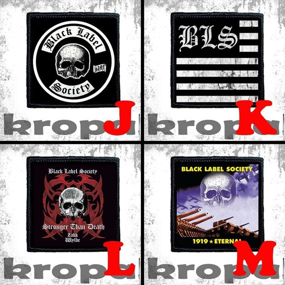 Naszywka BLACK LABEL SOCIETY 8 X 8 cm