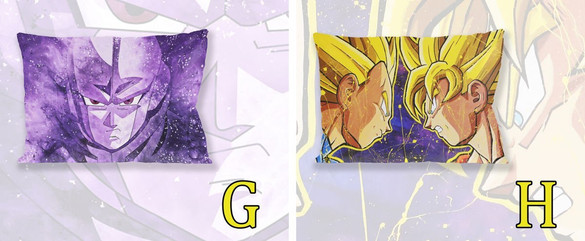 Poduszka DRAGON BALL  60x40cm WZORY