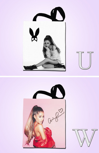 Torba na ramię ARIANA GRANDE DUŻO WZORÓW