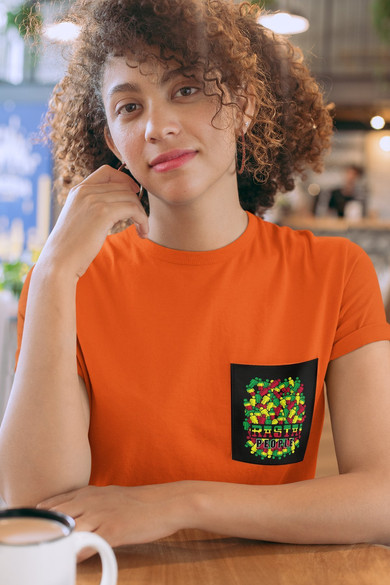 Koszulka z kieszonką RASTA PE0PLE