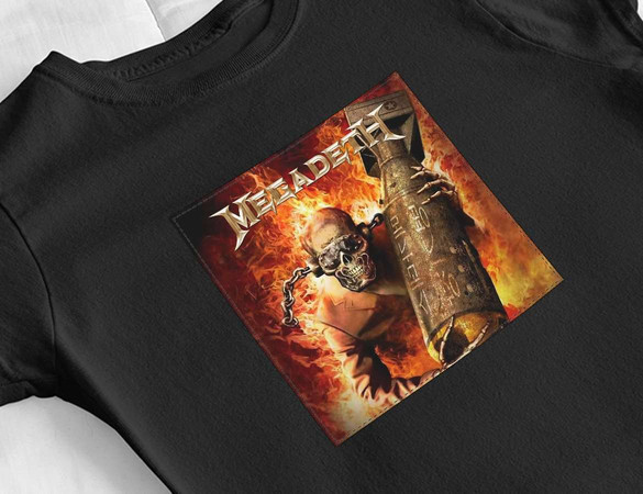 Bluzka damska z naszywką Megadeth Arsenal