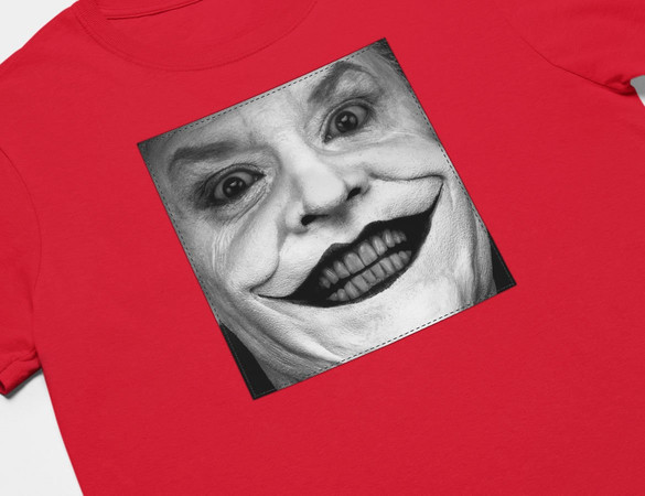Koszulka z naszywką Joker Jack Nicholson 01