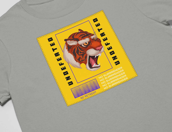 Koszulka z naszywką Tiger