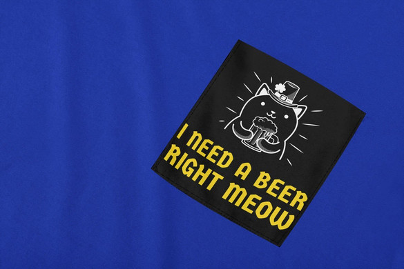 Koszulka z kieszonką I NEED A BEER