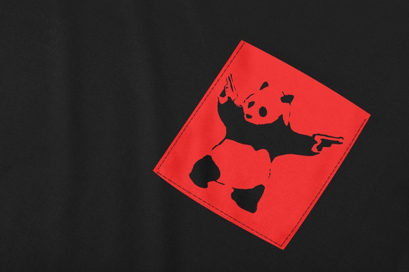 Koszulka z kieszonką BANKSY PANDA
