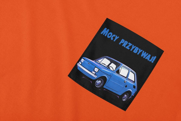 Koszulka z kieszonką MOCY PRZYBYWAJ!