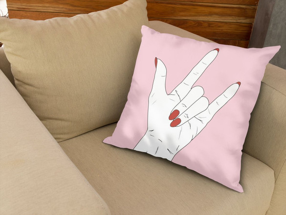 Poduszka Sweet Metal Gesture