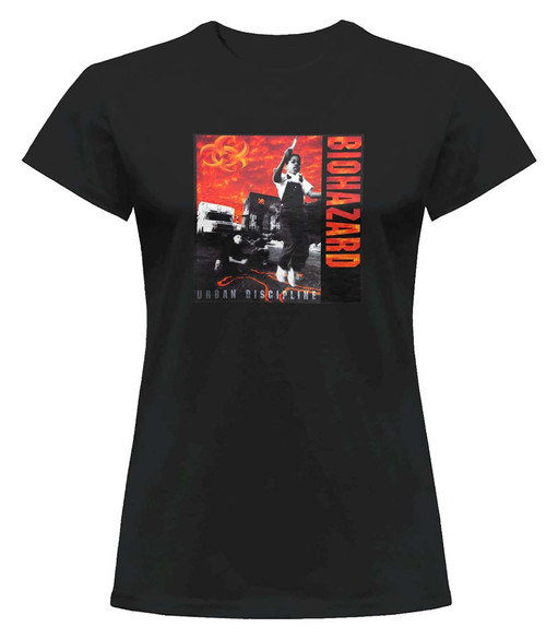 Bluzka damska z naszywką Biohazard 01