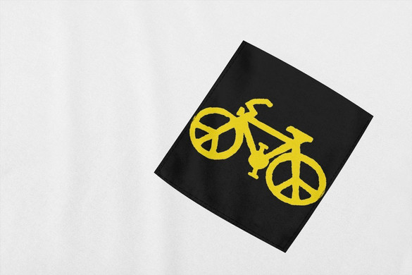 Koszulka z kieszonką Rower PEACE