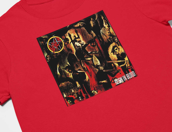 Koszulka z naszywką Slayer Reign in