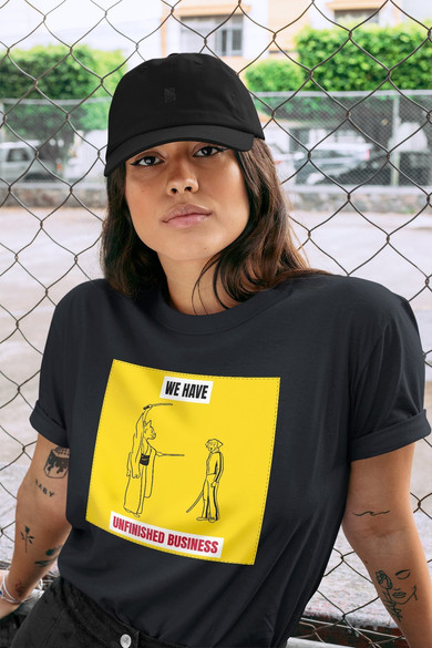 Koszulka z naszywką We have unfinished ...
