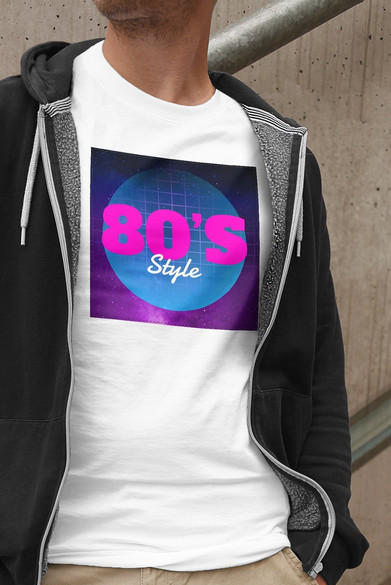 Koszulka z naszywką 80's Style