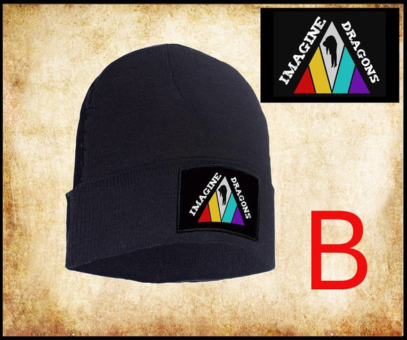 Czapka zimowa z naszywką IMAGINE DRAGONS