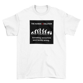 Koszulka z naszywką Human reVOLUTION