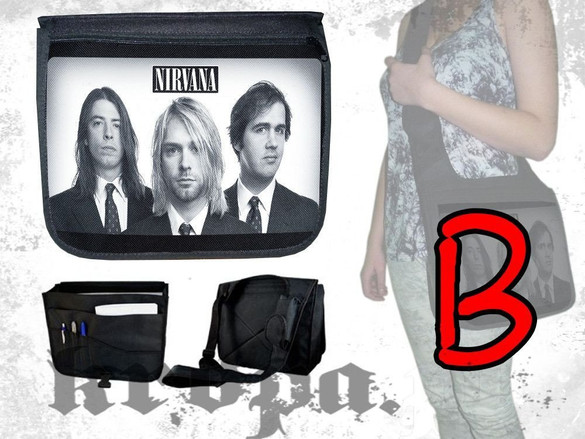 Torba szkolna na ramię NIRVANA