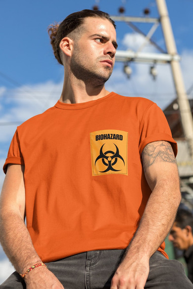 Koszulka z kieszonką Biohazard