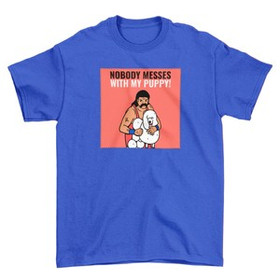 Koszulka z naszywką Nobody messes …