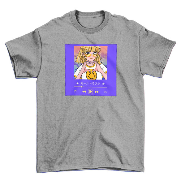 Koszulka z naszywką Music window