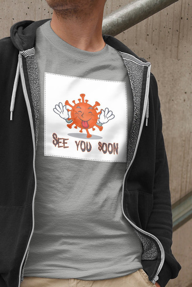 Koszulka z naszywką See You Soon