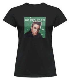 Bluzka damska z naszywką Elvis Presley 03