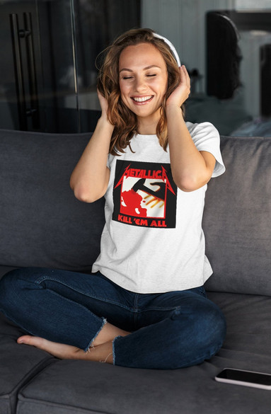 Bluzka damska z naszywką Metallica Kill...