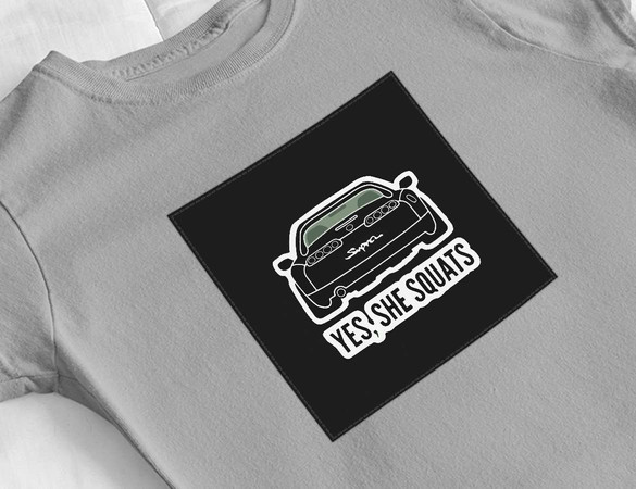 Bluzka damska z naszywką Toyota-Yes,She..