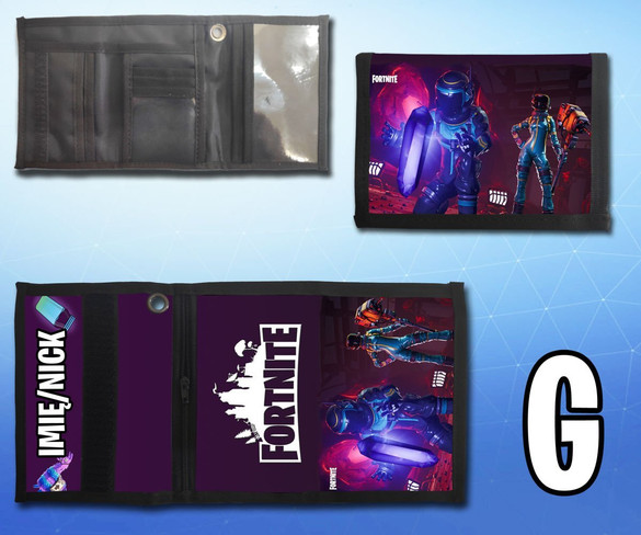 Portfel FORTNITE BATTLE ROYALE + Imię GRATIS 