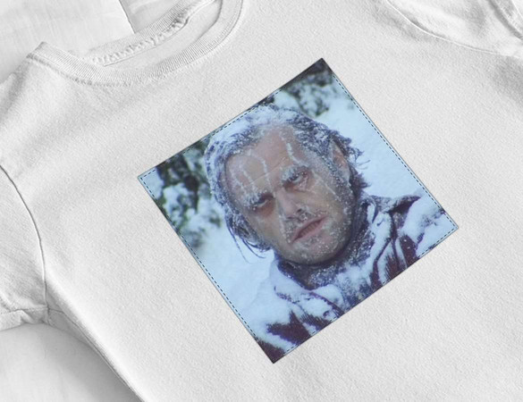 Bluzka damska z naszywką Lśnienie Nicholson Ice