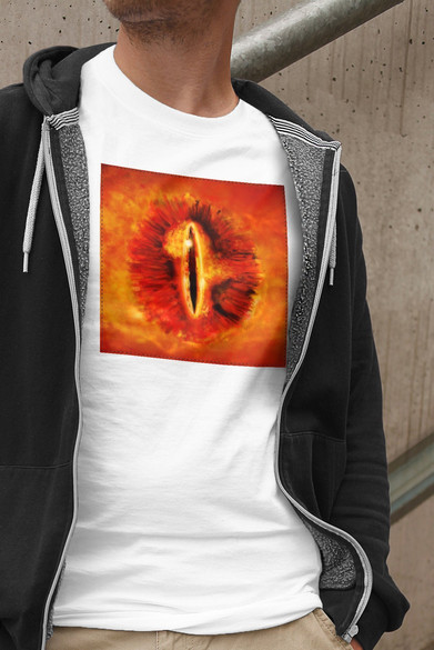 Koszulka z naszywką Eye of Sauron