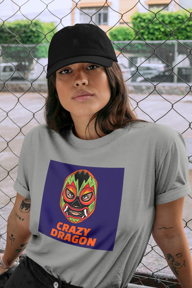 Koszulka z naszywką Crazy Dragon