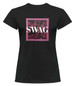 Bluzka damska z naszywką SWAG