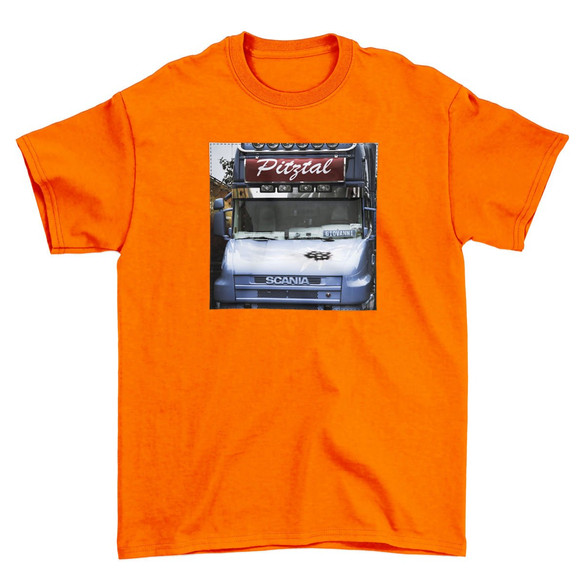 Koszulka z naszywką Scania car