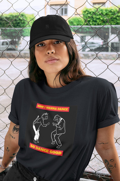 Koszulka z naszywką Now I Wanna Dance...