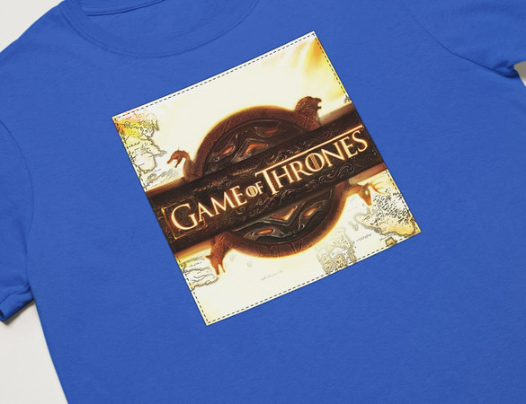 Koszulka z naszywką Game of Thrones logo