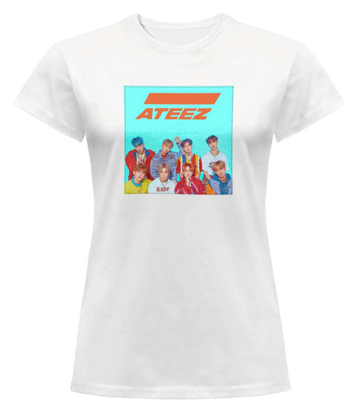 Bluzka damska z naszywką ATEEZ band