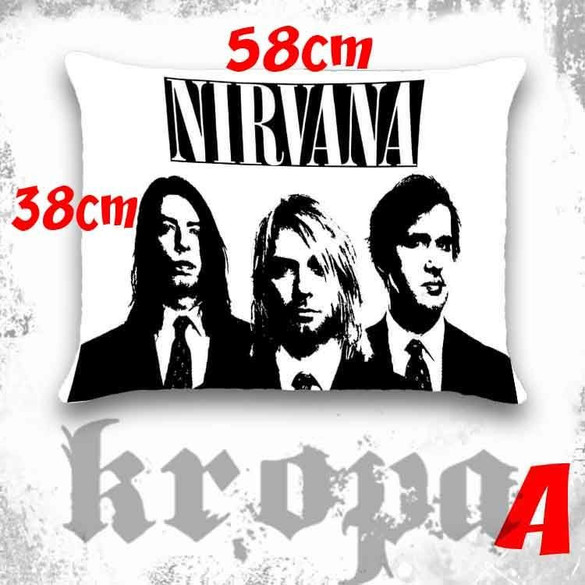 Poduszka NIRVANA  duża 58 cm 38 cm
