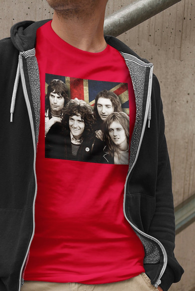 Koszulka z naszywką Queen Zespół