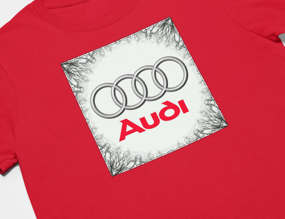 Koszulka z naszywką Audi 02