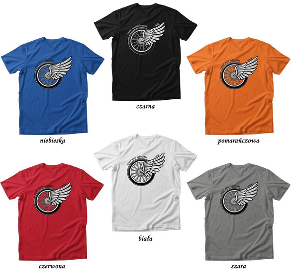 Koszulka dla Rowerzysty rower mnie uskrzydla +imię