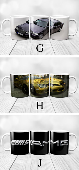 Zestaw MERCEDES poduszka+kubek+GRATIS!  WZORY