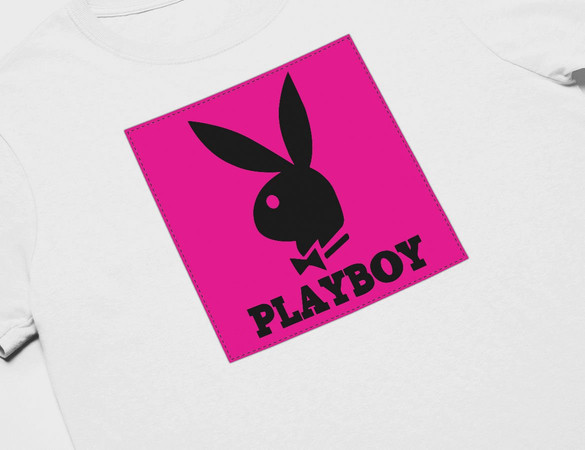 Koszulka z naszywką PLAYBOY logo